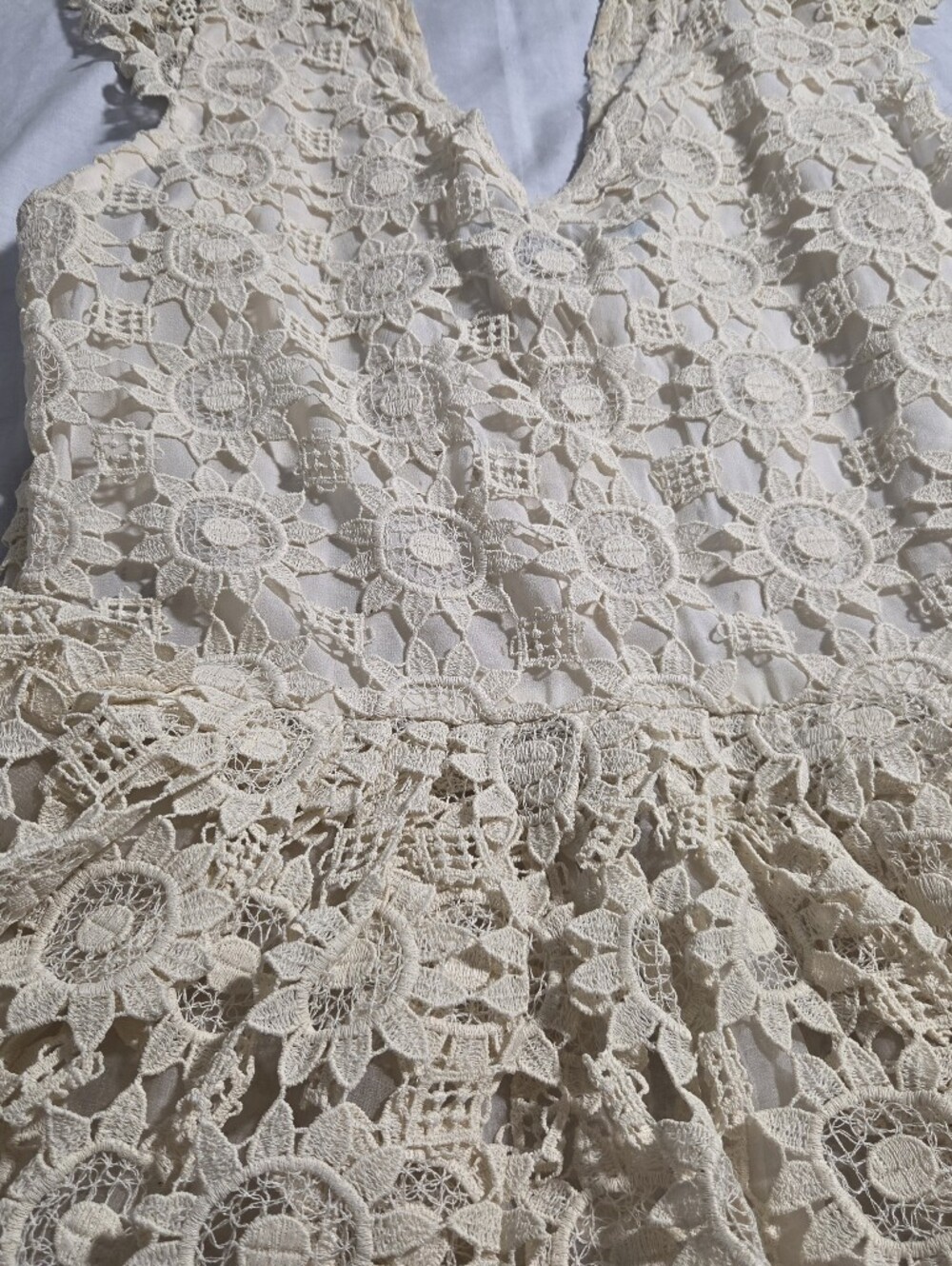 Vintage Alice + Olivia by Stacey Bendet Cotton Lace Blouse - Picture 6 of 10
